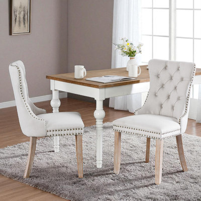 Chaises de salle à manger rembourrées Seita
