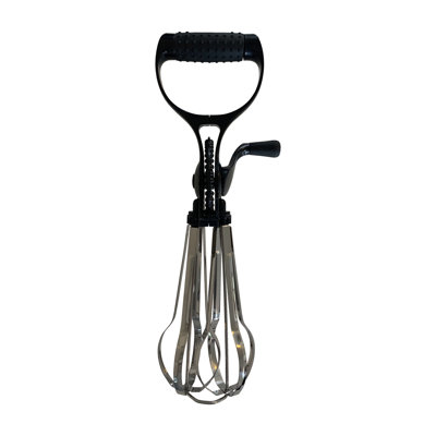 Fox Run Manual Egg Beater Black, Medium