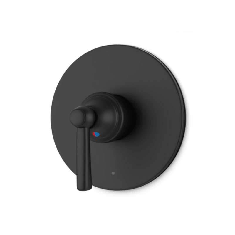 Ensemble de garniture de mélangeur à pression équilibrée Classic, Noir mat