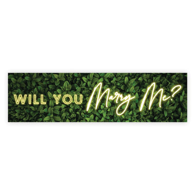 Signe «Will You Marry Me», néon | Propositions et idées de décoration pour la Saint-Valentin, paquet de 1