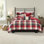 Rustic 6-piece Bedding Sets, Polyester Quilt With Decorative Throw Pillows For Cozy Cabin Style