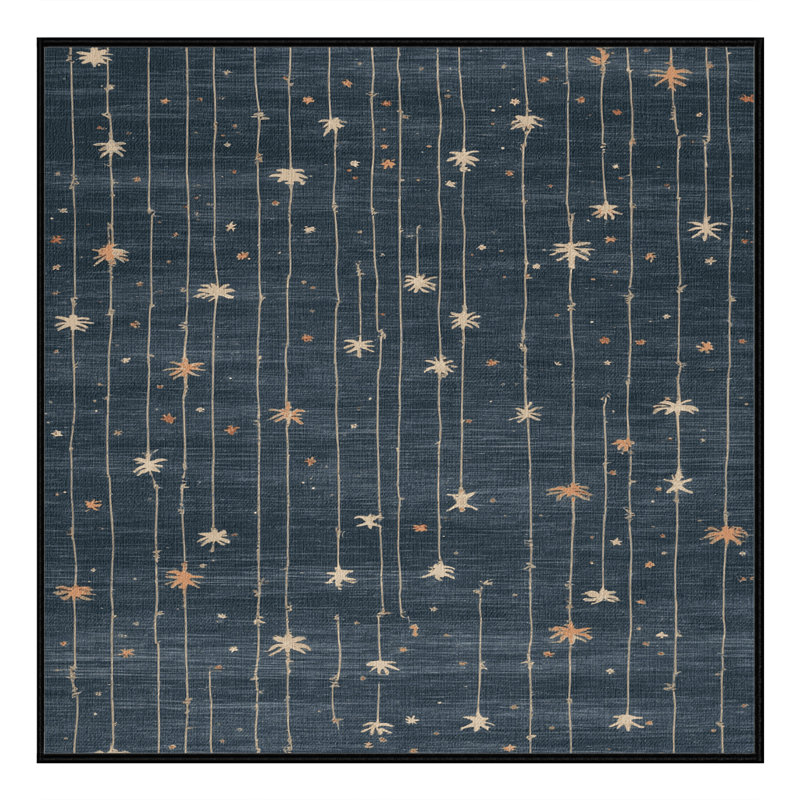 Tapis gris lavable à la machine, Carré 3 pi