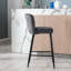 Catharina Upholstered Counter Stool with Metal Frame-1300344401