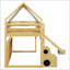 Structure de lit en mezzanine avec tente-1616323446