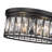 Crystal Flush Mount Ceiling Light, Contemporary Ceiling Lighting Fixture, E12 3-Lights Industrial Close To Ceiling Lighting For Bedroom, Living Room, Kitchen Island (Black)-881842789