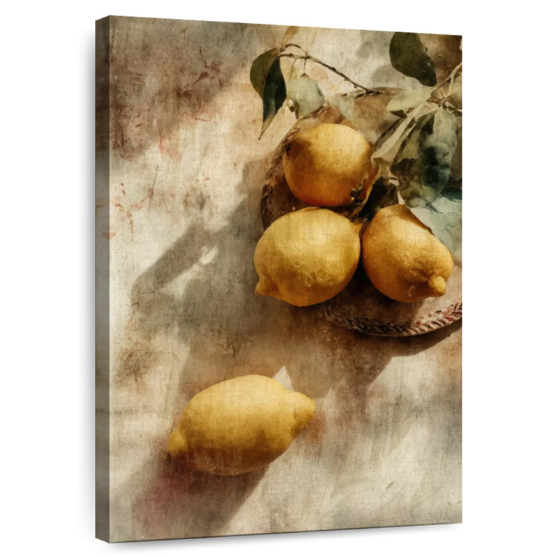 Rustic Lemons, 51" H x 34" W