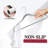  Non-Slip Plastic Velvet Hanger Packs - Heavy Duty Felt Hangers with Stainless Steel Swivel Hooks-1853887682-1854370140