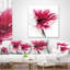 Blooming Red Flower Watercolor - Coussin imprimé floral-30744783-30744786