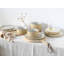 Creatable, 21531, Futuro White Sand, 12-Piece Plate Set
