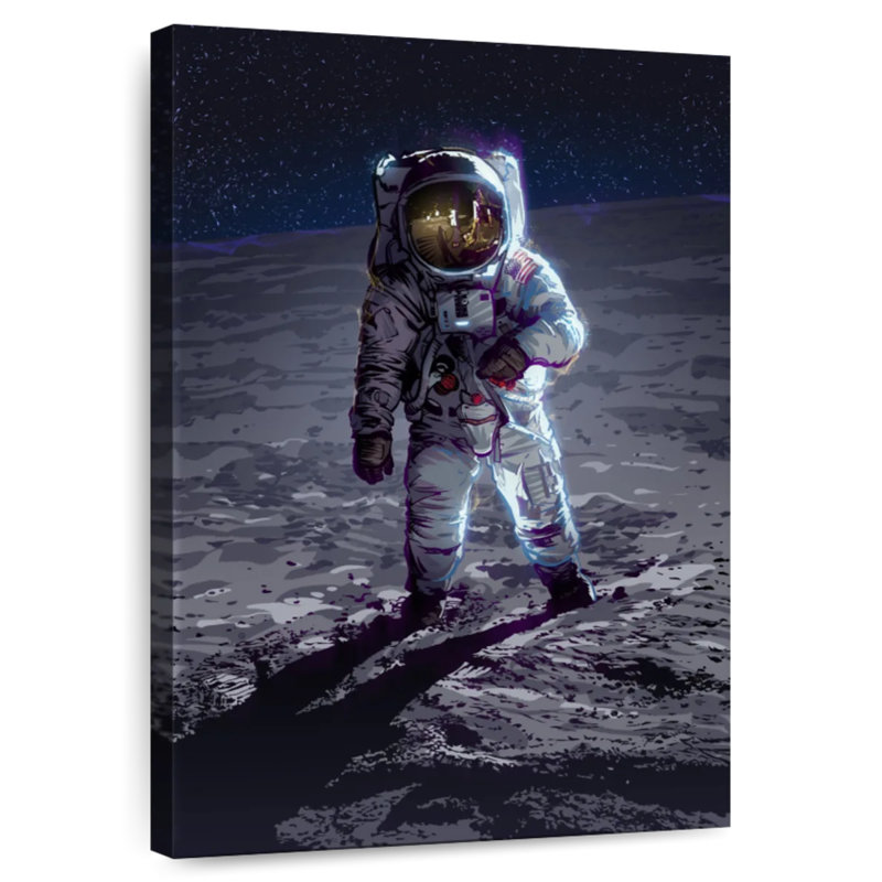 Oberle Apollo 11 Moonlanding, 51" H x 34" W