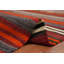Tapis rayé en laine 5 x 9
