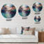 Horloge murale de paysage abstrait abstrait-1371740676