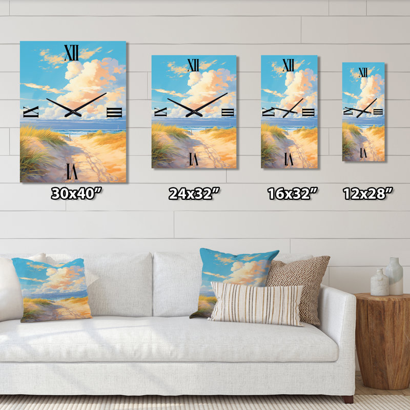 Vidette - Horloge murale plage, Petit