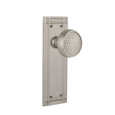 Mission Plate with Craftsman Door Knob