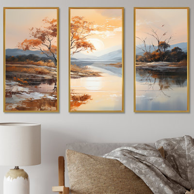 «Lakes Serenity Charm», impression d'art mural