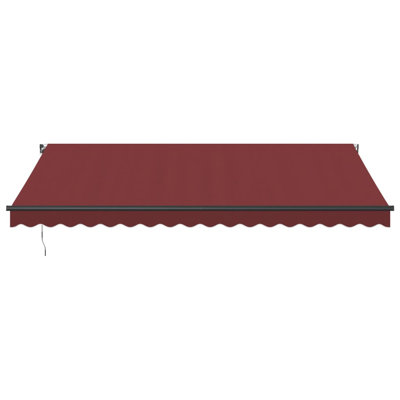 Dakota Fields Polyester Cover Retractable Patio Awning