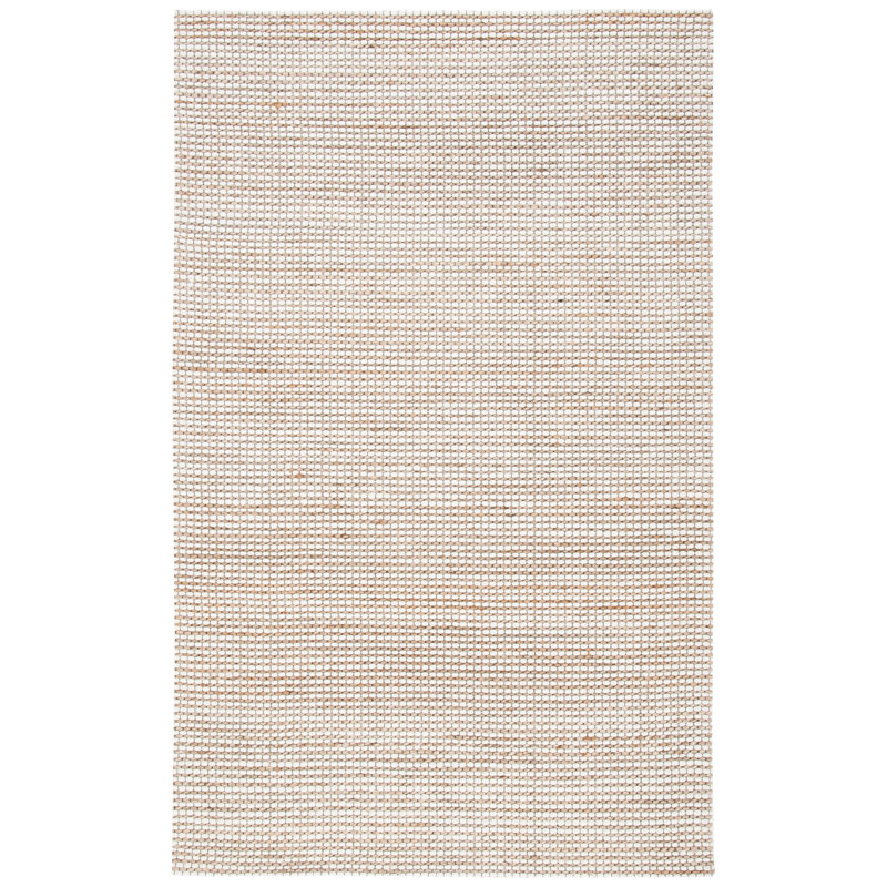 Atiyanna Handmade Tufted Natural/Ivory Area Rug, Rectangle 10' x 14'