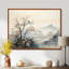 Art asiatique, art mural encadré Sumi Bird Serenity-331245231-273303988