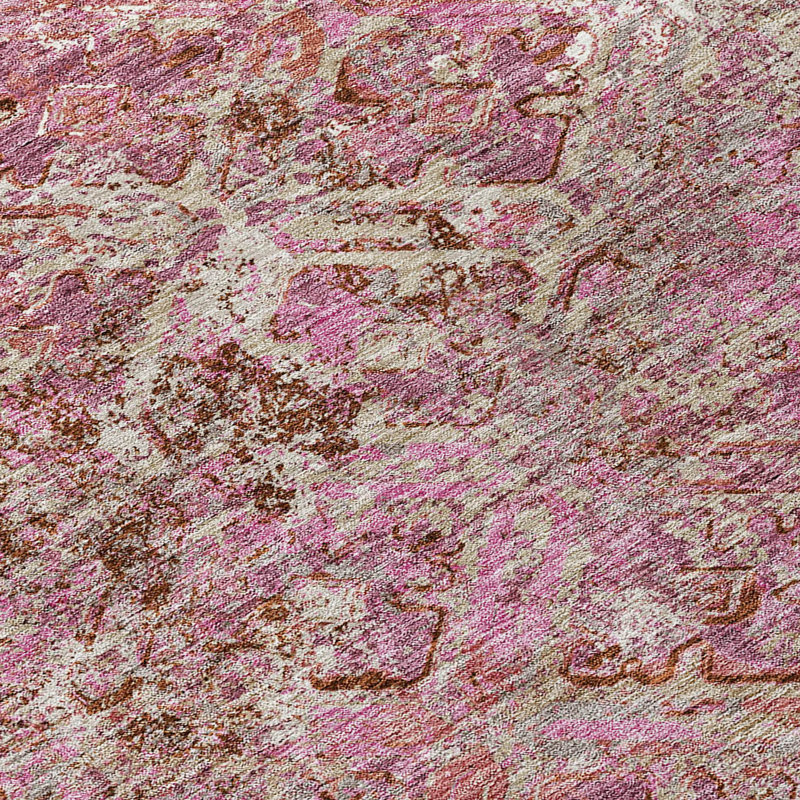 Tapis intérieur / extérieur lavable à la machine Mahaney ACN768 Sky, Rectangle 2 pi 6 po x 3 pi 10 po