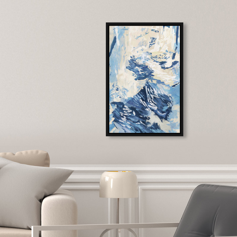 Coastal Feel I Print by Oliver Gal, 11"H x 16"W, Black Floater Frame