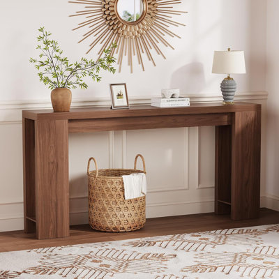 Console 70,9 pouces pour le salon, la table d'entrée étroite pour le couloir, le vestibule