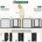 24'' H 16 Panel Metal Exercise Pen With Door