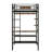 Easy-Assembly Loft Bed With Storage Space And Reinforced Buckle-Fastened Slats
