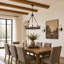 9-Lights Waggon Wheel Chandelier