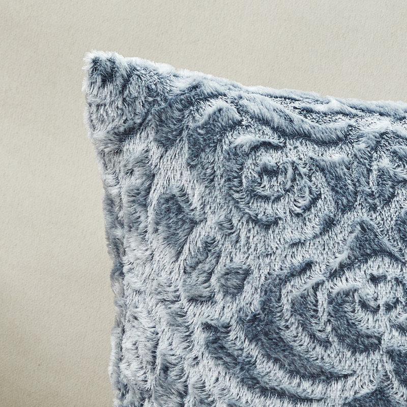 Housse et insert de coussin carré Cynthia, Bleu