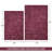  Brentwood Non-Slip Checkered 100% Premium Cotton Bathroom Rug Set-1825655236