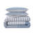 Eddie Bauer Cooper Stripe Cotton Reversible Comforter Set-112831889-112831888