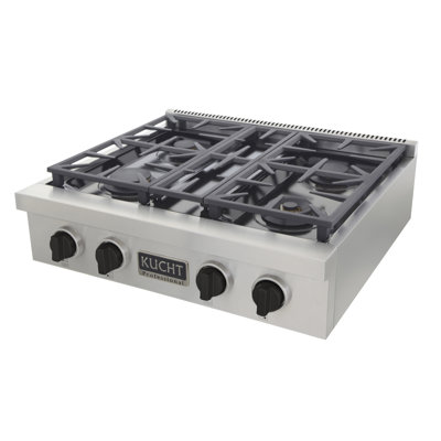 30" 4 Burner Cooktop