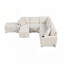 Canapé modulaire convertible polyvalent avec rangement dissimulé-897863725