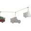 72" Metal Truck Christmas Garland