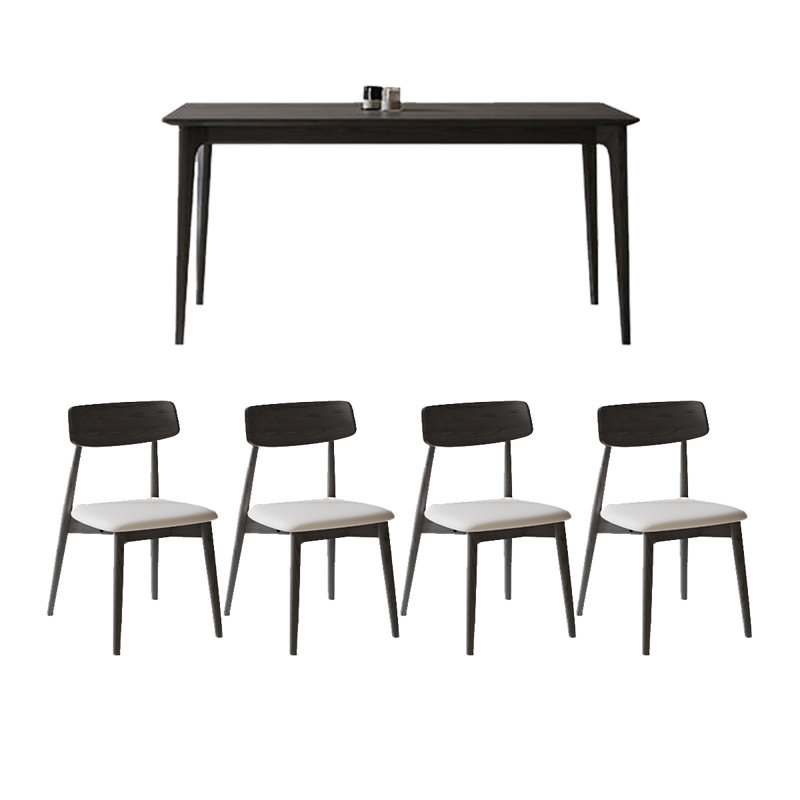 Meranvil 4 - Person Four Leg Dining Set, 29.53"H x 62.99"L x 31.5"W