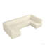 Canapé modulaire en U en forme de U, canapé modulaire compressé de style minimaliste moderne, canapé-lit pour le salon, la chambre à coucher, canapé-lit Comfy-19181524
