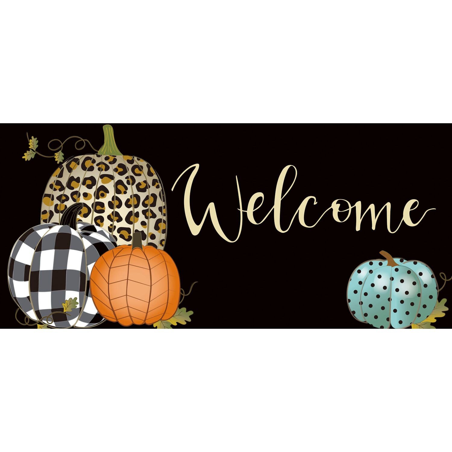 Halloween Extra Large Pumpkins Front Doormat For Entrance Way