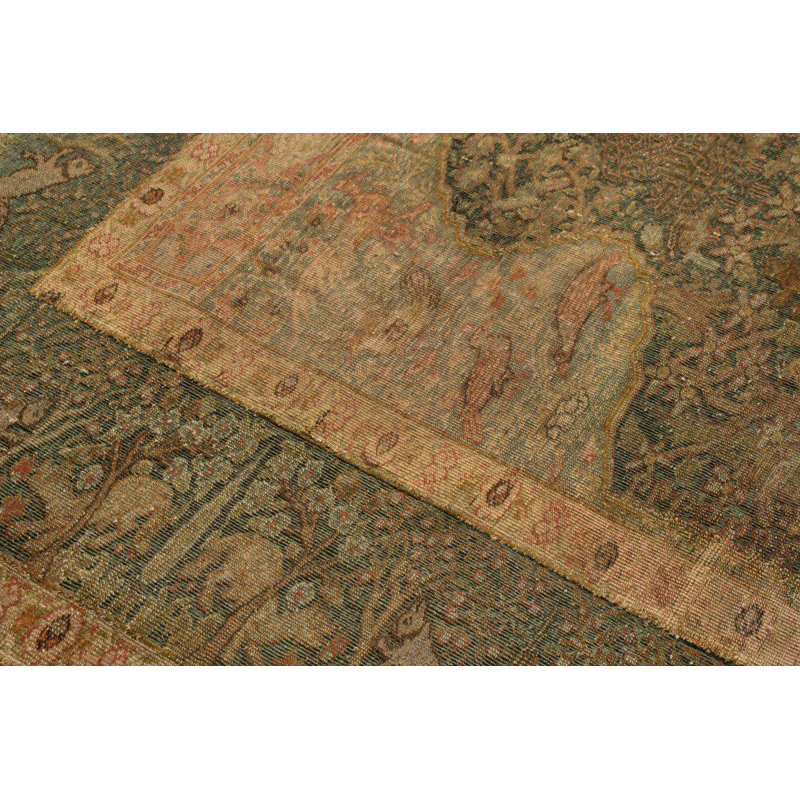 One-of-a-Kind Rectangle 3'11" X 5'6" Hand Knotted Area Rug