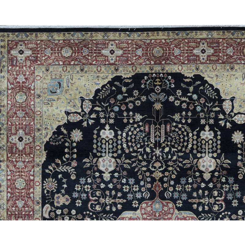 Ferrahan Hand Woven Wool Oriental Area Rug