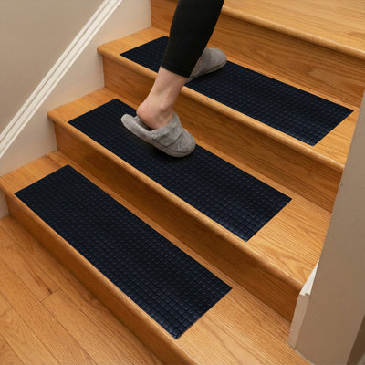 Block-Grip Vinyl Step Mats - 2mm x 36"x 10" - Black (6pack)