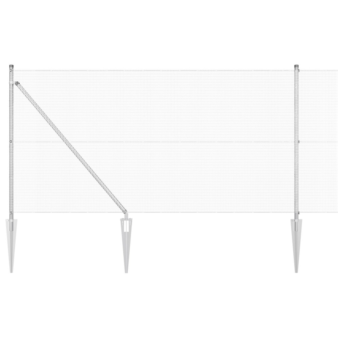100cm H x 2500cm W Steel Border Fencing