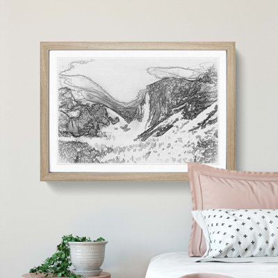 Yosemite National Park California in Abstract - Picture Frame Graphic Art Print