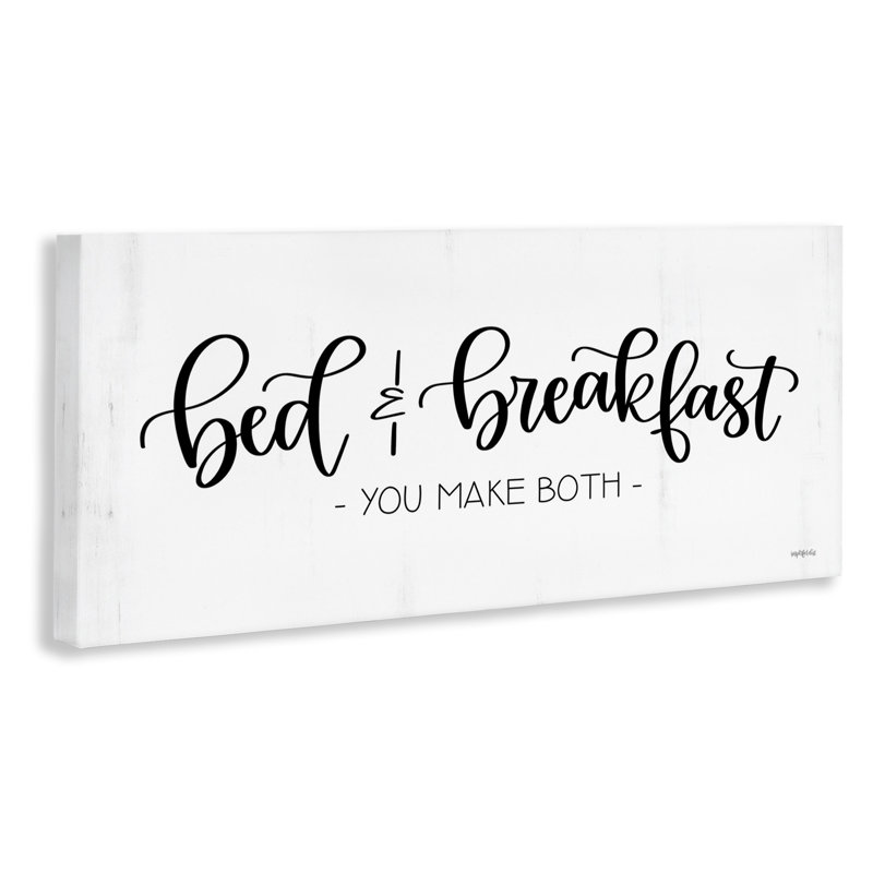 Art mural sur toile Bed & Breakfast, H 13 po x l 30 po