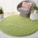 Assar Solid Color Handmade Tufted Polyester Area Rug in Lime