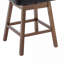 Chaise de bar pivotante en similicuir à hauteur de comptoir simple en similicuir par pour îlot de cuisine, sièges d'appoint de style classique