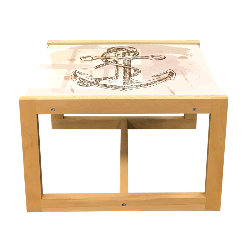 Jamesthomas Trestle Coffee Table, 40cm H x 46.5cm W x 62cm D