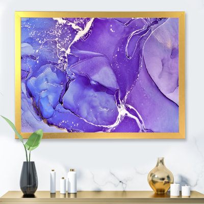 «Mauve et bleu», reproduction sur toile