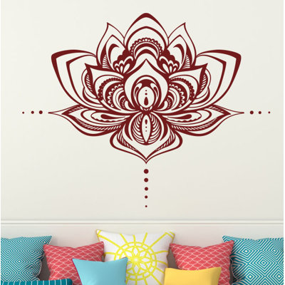 Décalcomanie murale fleur lotus Natazhat
