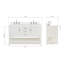 Ensemble de meuble-lavabo double 61 po Abby-87111493