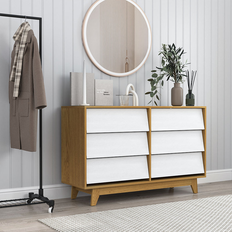 Commode double 6 tiroirs